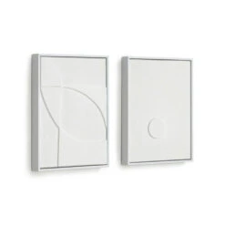 BRUNELLA Lot De 2 Tableaux 13 BRUNELLA Lot De 2 Tableaux -Meubles Soldes Magasin lot de 2 tableaux brunella kave home 1