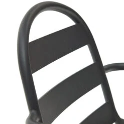 JONCOLS Lot De 4 Chaises De Jardin En Acier -Meubles Soldes Magasin lot de 4 chaises de jardin acier joncols kave home 8