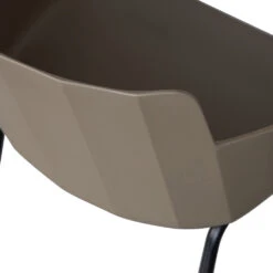 FOPPE Lot De 4 Fauteuils De Table En Plastique Et Métal 16 FOPPE Lot De 4 Fauteuils De Table En Plastique Et Métal -Meubles Soldes Magasin lot de 4 fauteuils de table plastique metal woood foppe 6