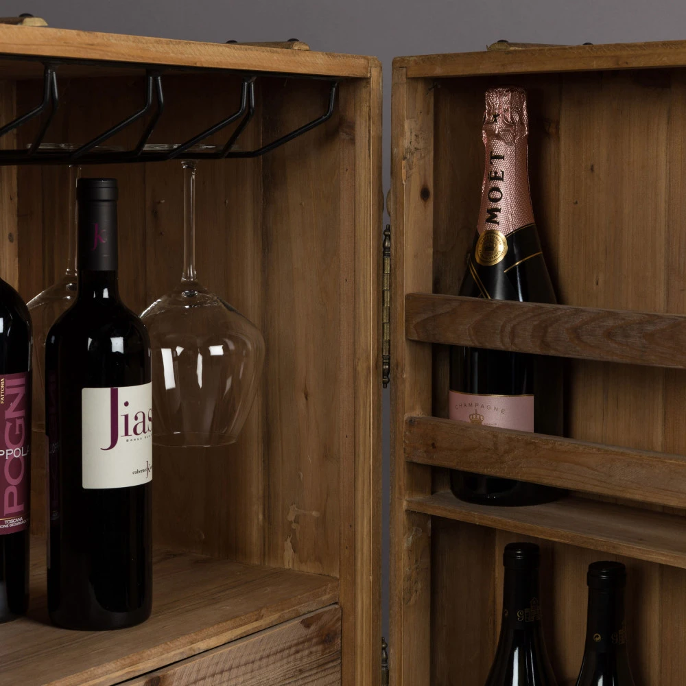 LICO Meuble Bar à Vin Vintage 8 LICO Meuble Bar à Vin Vintage – Image 6