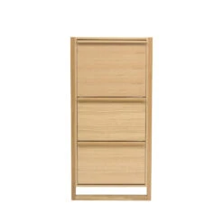 NEWEST Meuble à Chaussures 3 Compartiments En Bois H138cm 8 NEWEST Meuble à Chaussures 3 Compartiments En Bois H138cm -Meubles Soldes Magasin meuble chaussures 3 compartiments bois h138cm woodman newest 2