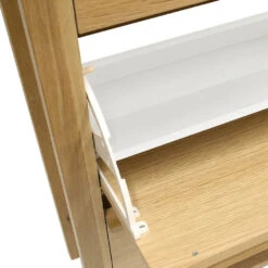 NEWEST Meuble à Chaussures 3 Compartiments En Bois H138cm 9 NEWEST Meuble à Chaussures 3 Compartiments En Bois H138cm -Meubles Soldes Magasin meuble chaussures 3 compartiments bois h138cm woodman newest 3