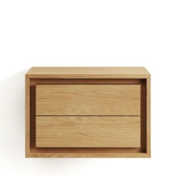 KENTA Meuble De Salle De Bain 1 Porte En Bois L60cm