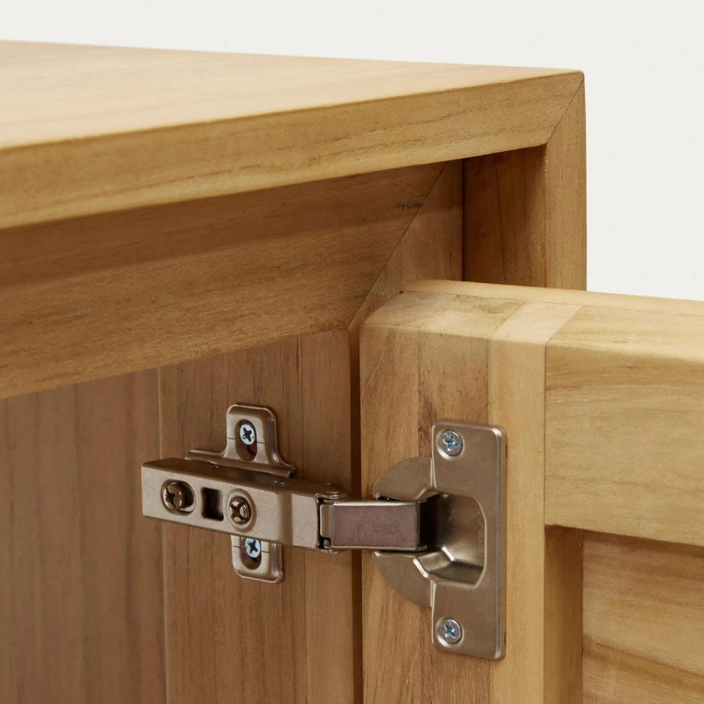 KENTA Meuble De Salle De Bain 1 Porte En Bois L60cm 7 KENTA Meuble De Salle De Bain 1 Porte En Bois L60cm – Image 5