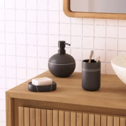 TACIANA Meuble De Salle De Bain 1 Porte En Bois L60cm -Meubles Soldes Magasin meuble de salle de bain 1 porte en bois l60cm kave home taciana 6