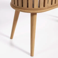 ROKIA Meuble De Salle De Bain 2 Portes En Bois Avec Vasque En Terrazzo 90x80cm -Meubles Soldes Magasin meuble de salle de bain 2 portes bois vasque terrazzo 90x80cm kave home rokia 5