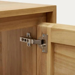 KENTA Meuble De Salle De Bain En Bois L120cm -Meubles Soldes Magasin meuble de salle de bain en bois l120cm kave home kenta 4