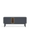 CORVO Meuble Tv 1 Porte 1 Niche Et Tiroir En Bois L140cm -Meubles Soldes Magasin meuble tv 1 porte 1 niche tiroir bois l140cm teulat corvo