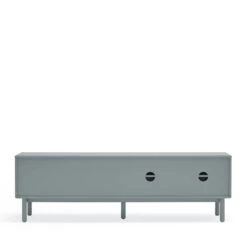 CORVO Meuble Tv 2 Portes 2 Tiroirs En Bois L180cm -Meubles Soldes Magasin meuble tv 2 portes 2 tiroirs bois l180cm teulat corvo 5