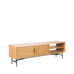 SVEG Meuble TV 2 Portes En Bois L160cm -Meubles Soldes Magasin meuble tv 2 portes bois l160cm drawer sveg 2