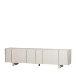 BASU Meuble TV 4 Portes En Bois L200cm -Meubles Soldes Magasin meuble tv 4 portes bois l200cm basu woood 2