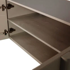 BASU Meuble TV 4 Portes En Bois L200cm -Meubles Soldes Magasin meuble tv 4 portes bois l200cm basu woood 5