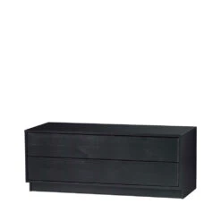 FINCA Meuble TV En Bois Massif De Pin L100cm -Meubles Soldes Magasin meuble tv bois massif pin l100cm woood finca 2