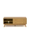 KENSAL Meuble TV Design Bois -Meubles Soldes Magasin meuble tv design bois massif kensal