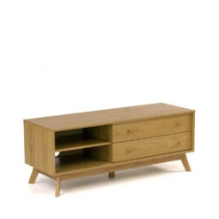 KENSAL Meuble TV Design Bois -Meubles Soldes Magasin meuble tv design bois massif kensal 2