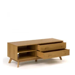 KENSAL Meuble TV Design Bois -Meubles Soldes Magasin meuble tv design bois massif kensal 3