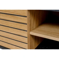 STRIPE Meuble TV Design En Bois Et Métal -Meubles Soldes Magasin meuble tv design bois metal woodman stripe 5