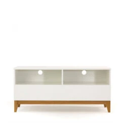 BLANCO Meuble TV Design Scandinave Wide 9 BLANCO Meuble TV Design Scandinave Wide -Meubles Soldes Magasin meuble tv design scandinave blanco wide 1