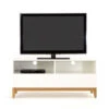 BLANCO Meuble TV Design Scandinave Wide -Meubles Soldes Magasin meuble tv design scandinave blanco wide