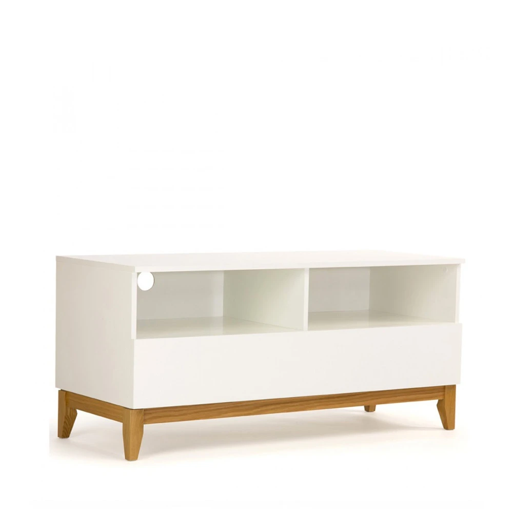 BLANCO Meuble TV Design Scandinave Wide 5 BLANCO Meuble TV Design Scandinave Wide – Image 3