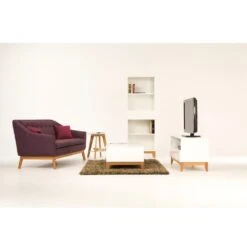 BLANCO Meuble TV Design Scandinave Wide 12 BLANCO Meuble TV Design Scandinave Wide -Meubles Soldes Magasin meuble tv design scandinave blanco wide 4