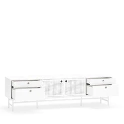 PUNTO Meuble Tv En Bois 2 Portes 4 Tirroirs L180cm 16 PUNTO Meuble Tv En Bois 2 Portes 4 Tirroirs L180cm -Meubles Soldes Magasin meuble tv en bois 2 portes 4 tirroirs l180cm teulat punto 4