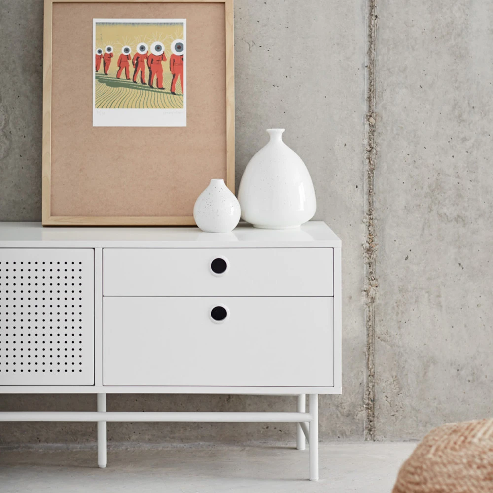 PUNTO Meuble Tv En Bois 2 Portes 4 Tirroirs L180cm 12 PUNTO Meuble Tv En Bois 2 Portes 4 Tirroirs L180cm – Image 10