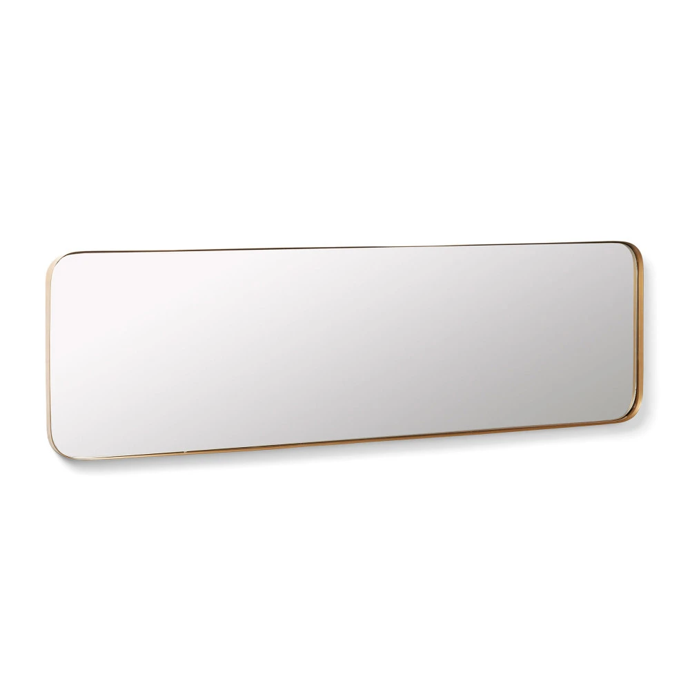 MARCO Miroir Aux Bords Arrondis En Métal 30x100cm 4 MARCO Miroir Aux Bords Arrondis En Métal 30x100cm – Image 2