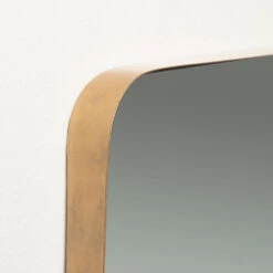MARCO Miroir Aux Bords Arrondis En Métal 30x100cm 9 MARCO Miroir Aux Bords Arrondis En Métal 30x100cm -Meubles Soldes Magasin miroir bords arrondis metal 30x100cm marco kave home 2