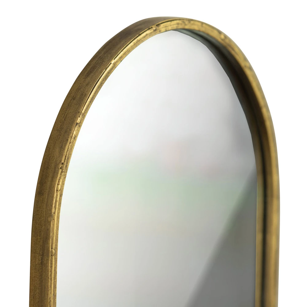 LOOK Miroir Ovale Avec étagère En Laiton 6 LOOK Miroir Ovale Avec étagère En Laiton – Image 4