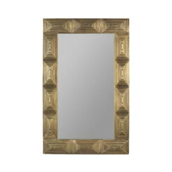 VOLAN Miroir Rectangle En Bois 110x70cm -Meubles Soldes Magasin miroir rectangle bois 110x70cm dutchbone volan 1