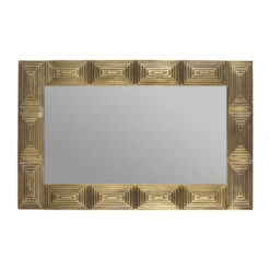 VOLAN Miroir Rectangle En Bois 110x70cm -Meubles Soldes Magasin miroir rectangle bois 110x70cm dutchbone volan 2