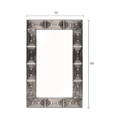 VOLAN Miroir Rectangle En Bois 110x70cm -Meubles Soldes Magasin miroir rectangle bois 110x70cm dutchbone volan 6