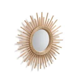 CISLA Miroir Soleil En Rotin -Meubles Soldes Magasin miroir soleil rotin cisla 1