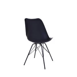 OSLO Lot De 2 Chaises En Simili Et Métal -Meubles Soldes Magasin oslo lot 2 chaises simili metal house nordic 5