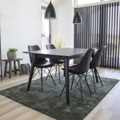 OSLO Lot De 2 Chaises En Simili Et Métal -Meubles Soldes Magasin oslo lot 2 chaises simili metal house nordic 8