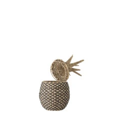 ROSAMAJ Panier Forme Ananas En Fibre Naturelle -Meubles Soldes Magasin panier forme ananas fibre naturelle bloomingville rosamaj 3