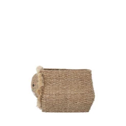 HARRISON Panier Forme Lion En Fibre Naturelle -Meubles Soldes Magasin panier forme lion fibre naturelle bloomingville harrison 3