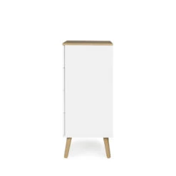 DOT Petit Meuble De Rangement En Bois 4 Tiroirs H98cm -Meubles Soldes Magasin petit meuble rangement bois 4 tiroirs tenzo dot 2