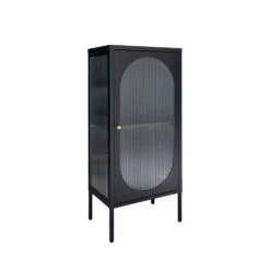 ADELAIDE Petit Meuble De Rangement En Verre Et Métal H50cm 9 ADELAIDE Petit Meuble De Rangement En Verre Et Métal H50cm -Meubles Soldes Magasin petit meuble rangement verre metal h50cm house nordic adelaide 2