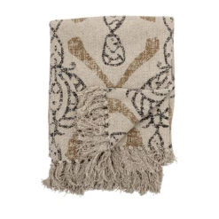 FREDDY Plaid En Coton Recyclé 130x160cm 9 FREDDY Plaid En Coton Recyclé 130x160cm -Meubles Soldes Magasin plaid coton recycle 130x160cm bloomingville freddy 1