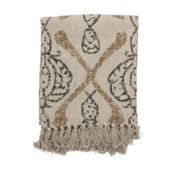 FREDDY Plaid En Coton Recyclé 130x160cm 10 FREDDY Plaid En Coton Recyclé 130x160cm -Meubles Soldes Magasin plaid coton recycle 130x160cm bloomingville freddy 2