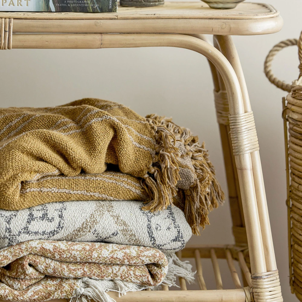 FREDDY Plaid En Coton Recyclé 130x160cm 3 FREDDY Plaid En Coton Recyclé 130x160cm