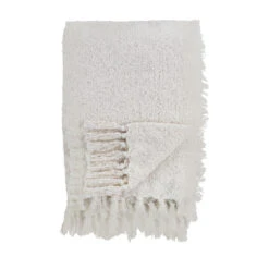 SALIR THROW Plaid En Tissu 164x127cm -Meubles Soldes Magasin plaid tissu 164x127cm salir throw house nordic 1