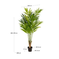 PALMERA Plante Artificielle H170cm -Meubles Soldes Magasin plante artificielle h170cm palmera kave home 2