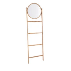 BAMBOO Portant Avec Miroir 7 BAMBOO Portant Avec Miroir -Meubles Soldes Magasin portant miroir leitmotiv bamboo 2