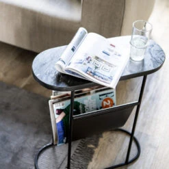 DAILY Porte-revues En Marbre Et Métal -Meubles Soldes Magasin porte revues en marbre et metal by boo daily 3