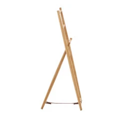 KENTA Porte-serviettes En Bois 50x95cm -Meubles Soldes Magasin porte serviettes bois 50x95cm kave home kenta 2