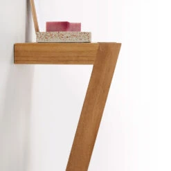 KUVENI Porte-serviettes Mural En Bois 40x63cm -Meubles Soldes Magasin porte serviettes mural bois 40x63cm kave home kuveni 3