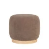 BELFORT Pouf Rond En Tissu Bouclette ø44,5cm -Meubles Soldes Magasin pouf rond en tissu bouclette 445cm house nordic belfort